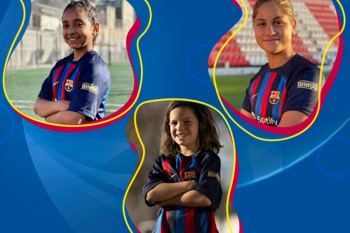Llevamos a tres futbolistas juveniles argentinas a las grandes ligas del FC Barcelona
